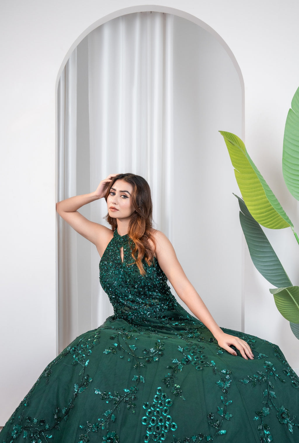 Emerald Enchant Gown
