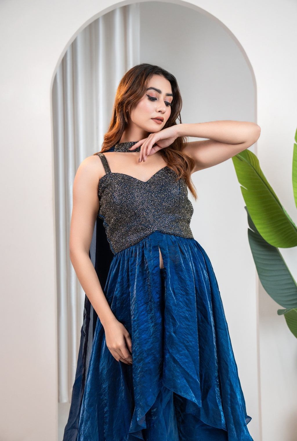 Midnight Mirage sharara Set