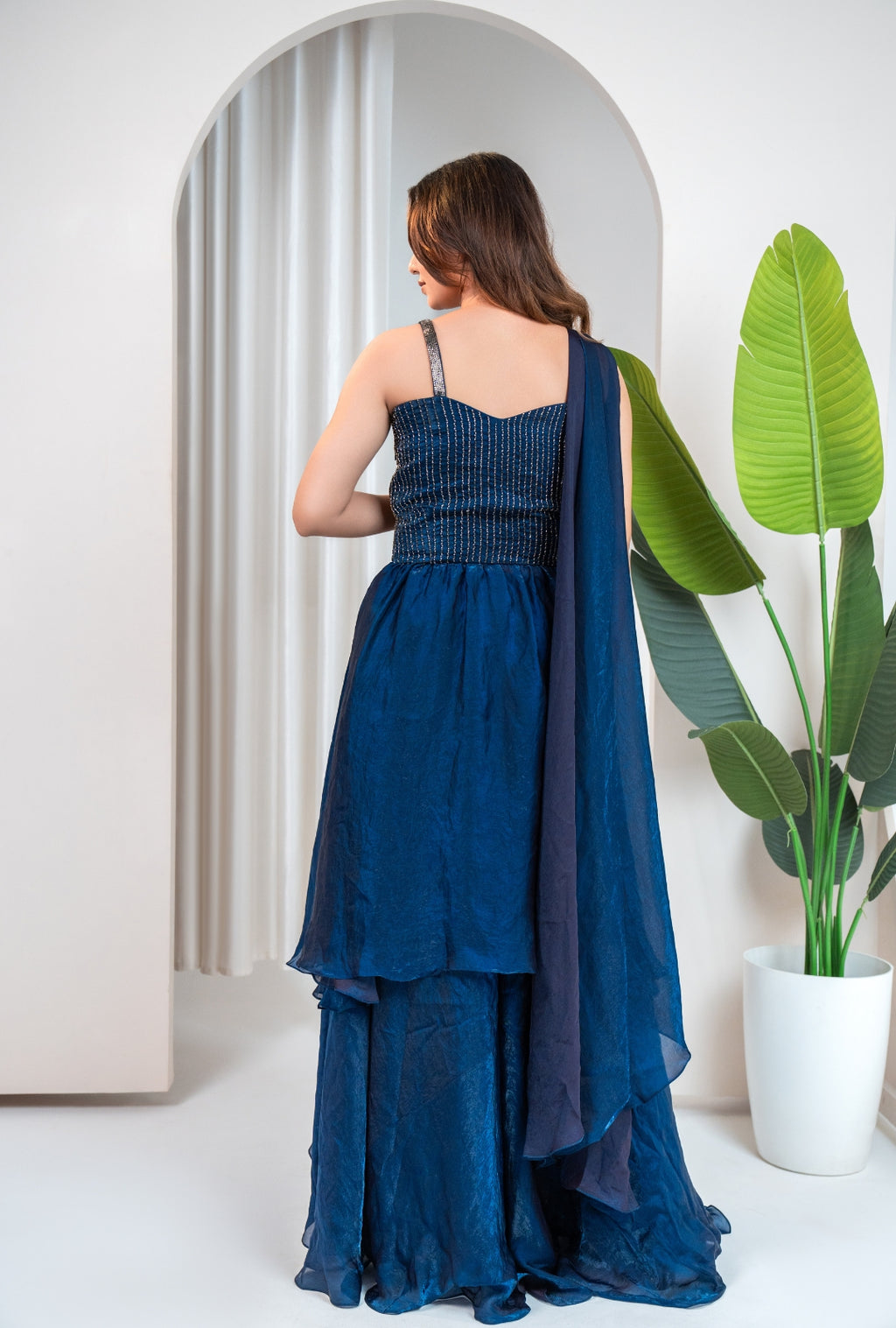 Midnight Mirage sharara Set