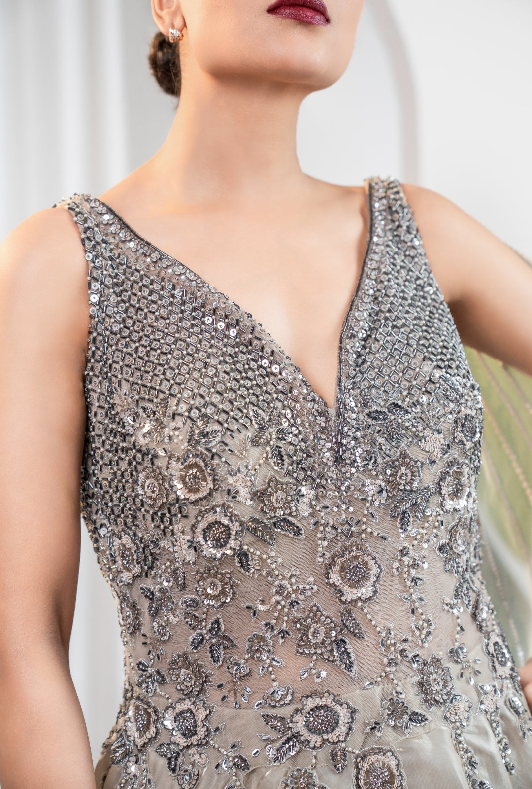 Moonstone Ombre Couture Gown