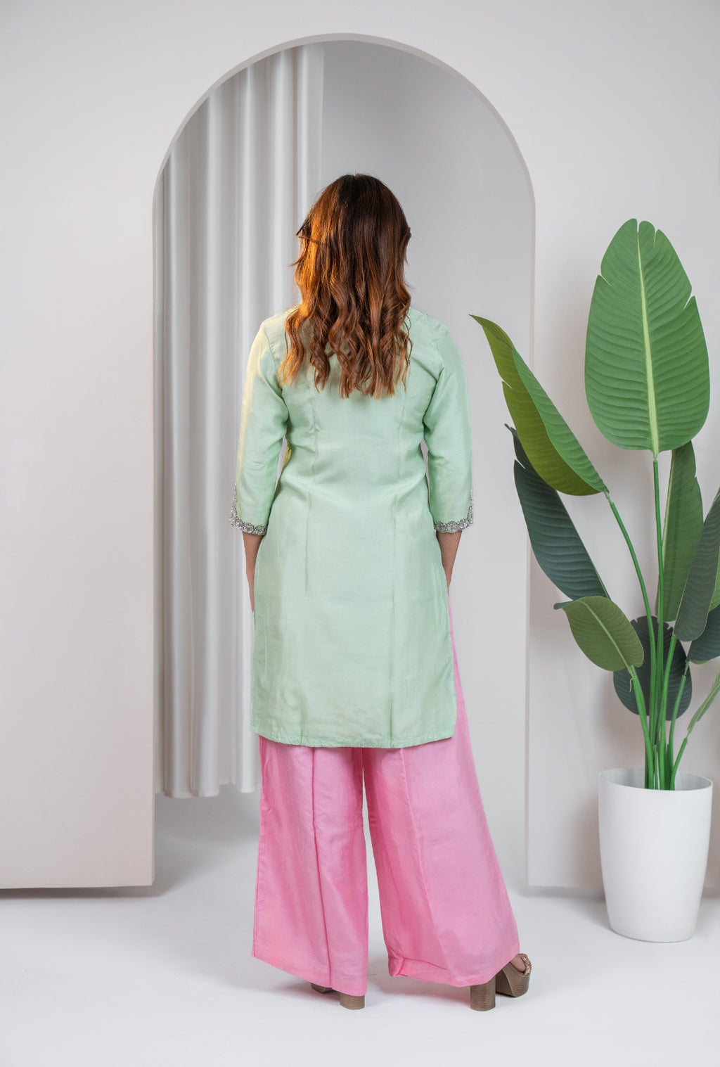 Mint Blush Kurta Set